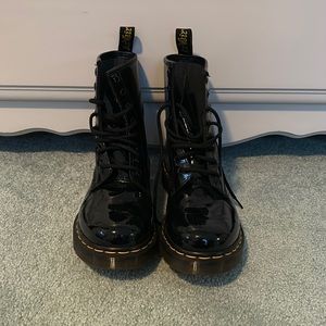 Patent leather doc martens